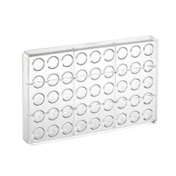Praline mold hemisphere Ø 2 cm, 45 pralines