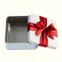 Guetzli tin with mesh, 87 x 87 x 40 mm