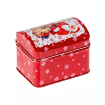 Santa Claus cookie tin, 104 x 76 x 80 mm