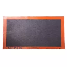 Silikonbackmatte schwarz 52 x 31.5 cm