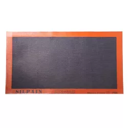 Tappetino da cottura in silicone nero 52 x 31,5 cm