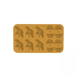 Moule à bricelets en silicone Feuilles de ginkgo