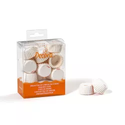 Weisse Pralinenförmchen, 200 Stück