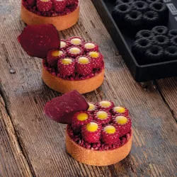 Silicone mold raspberry Ø 6 cm, 8 pieces