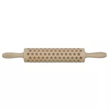 Mattarello decorativo a stelle 25 cm
