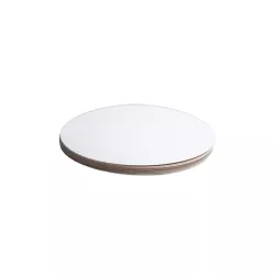 White cake slices Ø 18 cm - 10 pieces