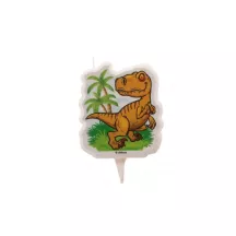 2D-Kerzen "Dinosaurier"