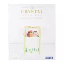 Transparent cake box 32 x 32 x 40 cm
