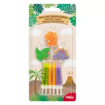 Candles "Dinosaur"- 15pcs