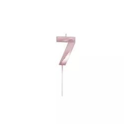 Number candle rose gold - 0-9