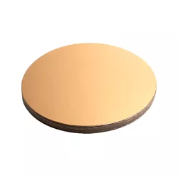 Tortenunterlage Gold/Schwarz rund, Ø 24 cm, 5 Stück