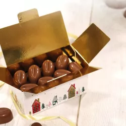Scatola per praline Villaggio di Natale, 1 pezzo