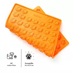 Silikonbackmatte Pfote mittlere Hundekekse