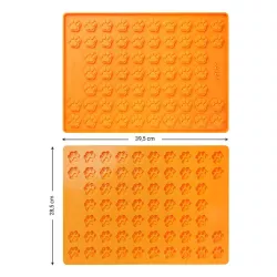 Silikonbackmatte Pfote mittlere Hundekekse