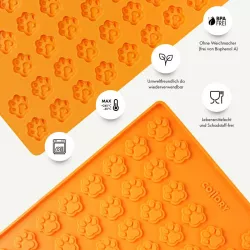 Tappetino da forno in silicone a forma di zampa per biscotti medi per cani