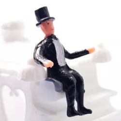 White carriage - cake decoration for weddings & festive occasions