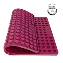 Silikonbackmatte Herz