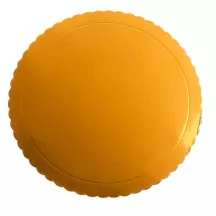 Wellenrand Tortenplatte 30cm - Tortenplatte Farbe: Golden