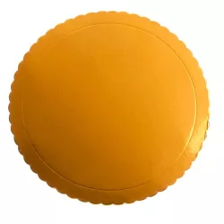 Wavy edge cake plate 30cm - Cake plate color: Golden
