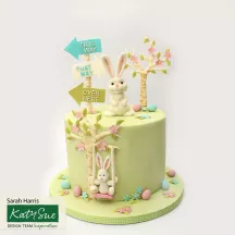 Silicone embosser Easter bunny