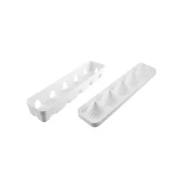 Silicone mold whipped cream topping