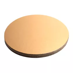 Cake base gold/black round, Ø 28 cm, 10 pieces