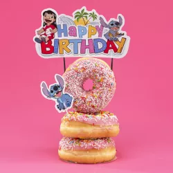 Happy Birthday Cake Toppers di Stitch