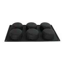 Moule en silicone demi-sphères, 6 pièces
