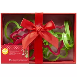 Set of 10 Christmas cookie cutters