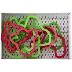 Set von 10 Ausstechformen Weihnachten