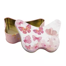 Cookie tin butterfly 175 x 130 x 40 mm