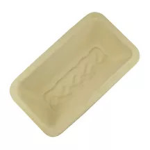 Cestino di lievitazione in pasta di legno, Treccia, 25 x 13 x 7 cm