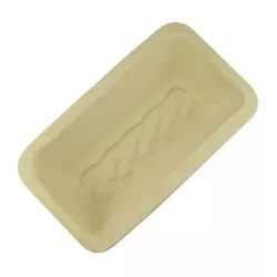 Cestino di lievitazione in pasta di legno, Treccia, 25 x 13 x 7 cm