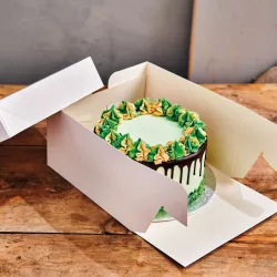 White cake box - Boxes size: 28 x 28 x 20 cm