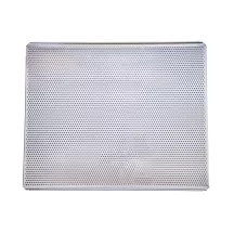 Baking tray with perforated aluminum 43 x 35 cm, open ends