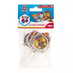 16 Cake toppers from Paw Patrol