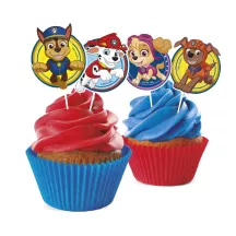 16 Cake toppers from Paw Patrol