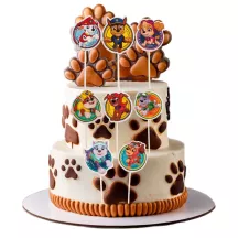 16 Cake toppers from Paw Patrol