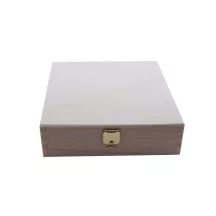 Wooden chocolate box for 9 chocolates