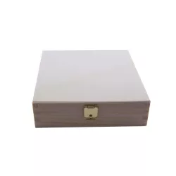 Pralinenschachtel aus Holz für 9 Pralinen