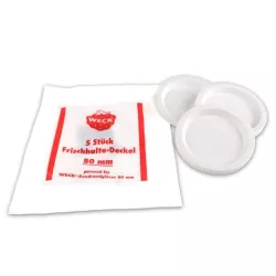 WECK Couvercle fraîcheur Ø 80 mm, paquet de 5