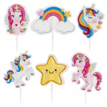 30 cake toppers from Tesia Unicorn