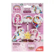 30 Cake Toppers von Tesia Unicorn