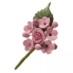 Bouquet di fiori pastello per cake topper