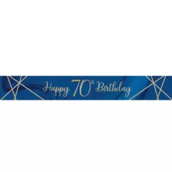 Banner numerico "Navy & Gold" - Numero: 70