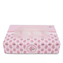 Scatola per cupcake e muffin Rosengarten, 12 pezzi
