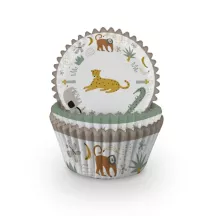 60 Safari baking cups