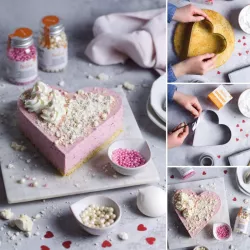 Cadre de cuisson cœur 10 cm pour des créations pleines d'amour