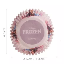 Frozen cupcake cases, 25 pieces