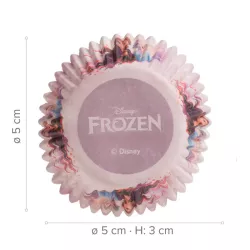 Frozen cupcake cases, 25 pieces